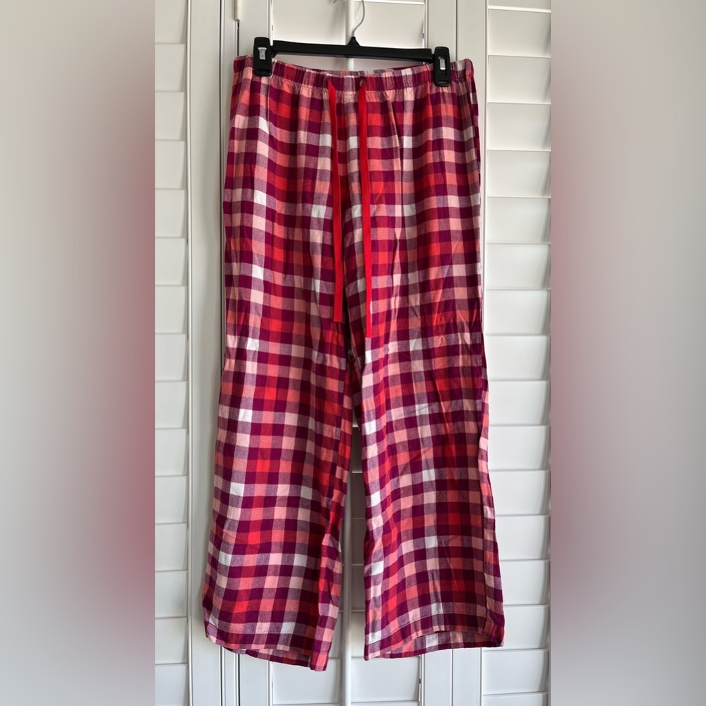 SONOMA Life + Style Red Plaid Pajama Pants Size Small